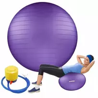 Didelis gimnastikos kamuolys reabilitacijai, fitnesui, nėščioms moterims, Pvc, 65 cm