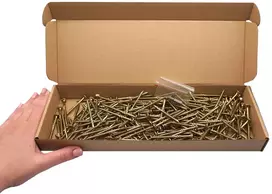 Skir'co (200 vnt.) universalūs geltoni medvaržčiai iš galvanizuoto plieno 4,5 x 60 mm su įleidžiama galvute Torx, skirti medienos drožlių plokštėms, 17 tipo (200, 4,5 x 60 mm)