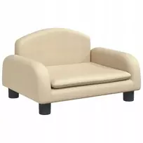 Vaikiška kreminė sofa 50x40x30cm - minisofa vaikams