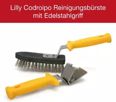 Lilly valymo šepetys, skirtas griliui, nerūdijančio plieno, virtuvės reikmenys