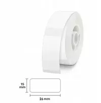 Niimbot Etiketės Lipdukai Balti 15x26mm 230vnt D11/d110/d101/h1s
