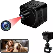 Tangmi maža kamera, 4k ir 160° plataus kampo mini Wifi kamera, įmontuota baterija mini Wifi kamera ir Ne-wifi režimas su naktiniu matymu ir judesio aptikimu