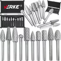 Verke Hss sukamos frezos metalui, 10 vnt. rinkinys