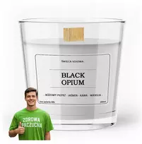 Affari Kvapi sojų vaškas žvakė Juodas Opium natūrali namų Spa relaksacija dovana 200ml