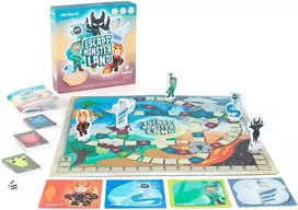 Miniland Escape from Monsterland | Kooperatinis stalo žaidimas nuo patyčių vaikams nuo 4 metų su žaidimo lenta, avatarai ir instrukcijos