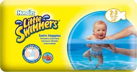 Huggies Little Swimmers sauskelnės dydis 2-3 (3-8kg) 96 sauskelnės
