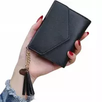 Maža, patogi piniginė grynaisiais ir kortelėms, kišeninė, su dekoratyviniu raktų pakabuku