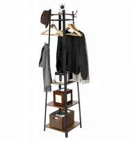 Vasagle Parduotuvės drabužių kabykla 180 cm Loft style
