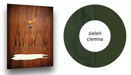 Rekol beicas dažai medienai popieriui maišeliuose, spalva tamsiai žalia