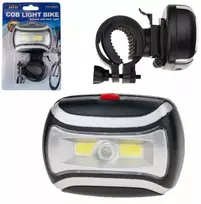 Martom priekinis dviračio žibintas su aaa cob led 3 režimais ir vairo laikikliu