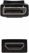 Blendend Displayport į Hdmi konverterio kabelis su jungtimis iš abiejų pusių, juodas, ilgis 3,0 m, idealus prietaisams su dp išvestimi prijungti prie ekranų su hdmi įvestimi