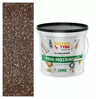 Mozaikinis tinkas tamsiai rudas dekoratyvinis tamsiai rudas M63 25 kg
