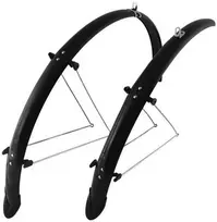 Orion dviračio purvasargiai 26" juodi 58mm pilni purvasargiai su atramomis, viniliniai