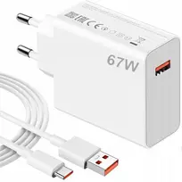 Sieninis Usb-c 67w įkroviklis Eu kištukas Super greitas įkrovimas Usb-c