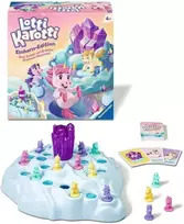 Ravensburger 22580 Lotti Karotti Unicorn Edition, gerai žinomo klasikinio žaidimo adaptacija su vienaragiais, linksmas lenktynių žaidimas 2–4 vaikams nuo 4 metų – dovanos gimtadieniui
