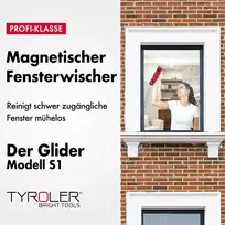 Magnetinis langų valytuvas "tyroler Glider"