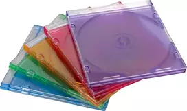 Vinilinė plokštelė Cd dvd įvairiaspalvis plonas jewel dėklas plastikinis dėžutė 10 vnt.