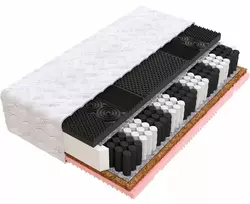 Spijzdrowo Čiužinys Lux Pocket 90x200 cm – 7 zonos, kokosas, visco