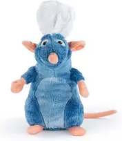 Famosa Ratatouille Remy pliušinis žaislas su šefo kepure 33 cm, itin minkštas