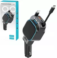 Greitas automobilinis įkroviklis su laidu telefonui Pd 96w Usb Usb-c 3a Qc