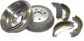 Maxgear stabdžių būgnai + kaladėlės Opel Astra F I Vestra A, platus