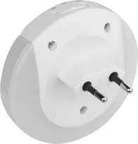 Emos led naktinė lemputė į lizdą su prieblandos jutikliu ir jungikliu, reguliuojamas ryškumas, orientacinė lemputė vaikų kambariui, laiptinei, miegamajam, P3317, balta