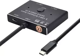 Chenyang Cy Pd 8k@30hz 100w 10gbps Usb-c Type-c dvikryptis jungiklis Mst 1 į 2 šakotuvas palaiko vaizdo duomenis