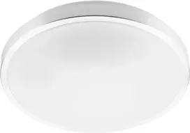 Led lubų šviestuvas Kobi, montuojamas ant paviršiaus, 2xe27, Ip20, apvalus, chromo spalvos