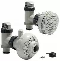 INTEX 26004 2x Vožtuvas, įleidimo + išleidimo antgalio siurblio jungtis 38mm