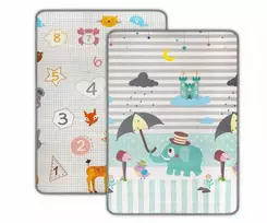 Milly Mally Sulankstomas putų kilimėlis Kinder Digits and Elephant