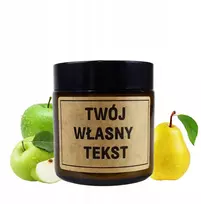 Jarcandle kvapioji sojų vaško žvakė su personalizuotu atspaudu obuolių ir kriaušių kvapo