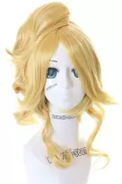 Kawaii-story pl-358 eli ayase love live geltona šviesi 70 cm 2 dalių rinkinys lolita harajuku cosplay perukas anime manga