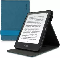 Kobo Clara Hd dėklas su rankos dirželiu ir stoveliu - petrol