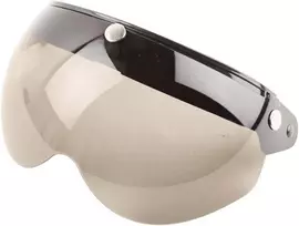 Jackallo atviro tipo motociklo šalmo universalus 3-ių spaustukų retro šalmo skydelis, neperpučiamas vėjo, apsauga nuo saulės, pusės veido motociklo šalmo skydelis
