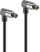 Sonero Premium Optinis Toslink Kabelis 5m, Paauksuoti Jungtys, 2x90°