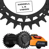 Robo Claws Nerūdijančio plieno smaigai robotams vejapjovėms Worx L/vision