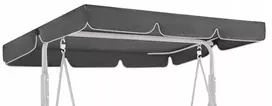 Gremex Stogelis sodo sūpuoklėms 230x120cm, grafito spalvos
