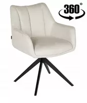 Exitodesign Mondo, sukama, apmušta smėlio spalvos kėdė svetainei, valgomajam, virtuvei, biurui