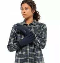 Moteriškos pašiltintos pirštinės su vilna Jack Wolfskin Highloft Glove S