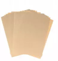 100 lapų 21x29cm A4 kraft tuščias retro popierius laiškams, vintažinis