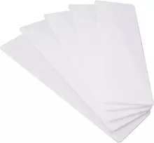 Skir'co (20 vnt.) plastikinės plokščios poveržlės 1 mm stiklinimui 40x100 mm rėmo tarpiklis durų langų rėmo paketas
