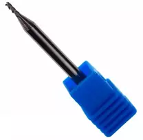 Vhm karbido freza aliuminiui 3 spiralės fi 1,5 mm L50