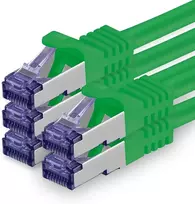 1attack.de Cat.7 tinklo kabelis, Cat7 Poe+ ethernet kabelis, tinklo / interneto / Dsl / modemo / maršrutizatoriaus / šakotuvo patch kabelis, Lan kabelis, neapdorotas kabelis, 10Gb/s (sftp Pimf), rinkinys: patch kabelis su Rj 45 jungtimi, Cat.6a