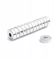 Neodimio žiedinis magnetas Mp 17x6x5 N42, 25 vnt. komplektas