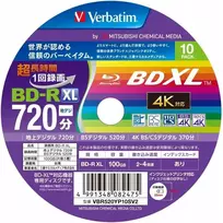 Vinilinė plokštelė Blu-ray diskas Verbatim Bd-r Xl 100Gb 1 vnt.