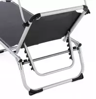 Divero gultas, antracito spalvos, 187x57x30cm, sulankstomas stogelis