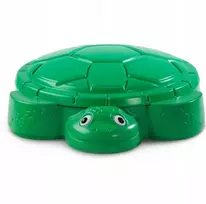 Little Tikes Žalia sodo smėlio dėžė vaikams + vėžlio dangtis 2 vietos dovana
