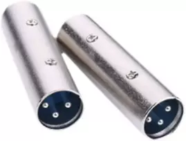 Stiprintuvas 2 vnt. Xlr Male į Male adapteris garso mikrofonui