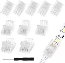 Aroidful 10 dalių led jungtis 3 kontaktų 10 mm led juostos greita jungtis prailginimo laidams ir juostoms sujungti su atsuktuvu