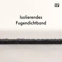 Compriband 20/3 pilka antracito spalvos, juostos plotis 20 mm, plečiasi nuo 3 iki 15 mm, sandarinimo juosta, kompresinė juosta – 10 metrų ritinys
